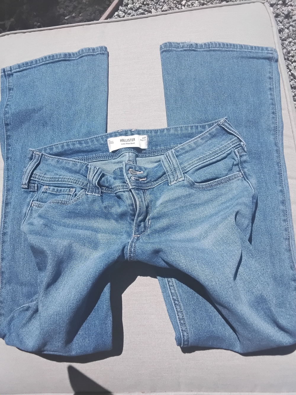 2000 Vintage Y2K Hollister Boot Cut Low-Rice Jeans Size 29